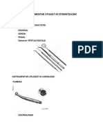 Instrumentar Utilizat in Stomatologie