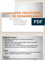 Gerakan Islamisasi Di Minangkabau