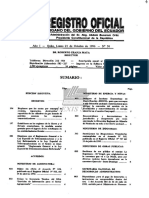 Registro Oficial 50 Decreto Ejecutivo 196, Ecuador