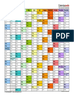 2018 Calendar Landscape in Color