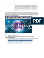 Cara Membuat Aplikasi Android Dengan Eclipse