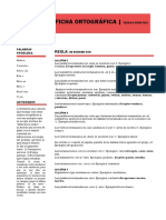 Szc. Fichas Ortográficas