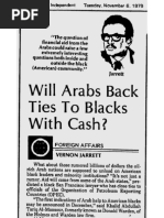 VERNON JARRETT 1979 Article St. Petersburg Independent DETAIL VIEW