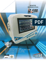 Catálogo MX-500 Monitor Multiparamétrico