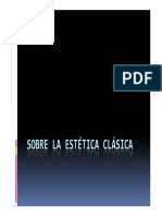 Sobre La Estetica Clasica PDF
