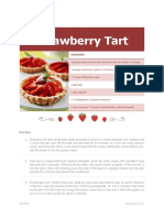 Strawberry Tart: Recipe