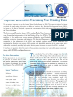 Town of La Plata 2015 Drinking Water Quality Report