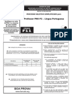 F11 T - Professor PNS-P2- Língua Portuguesa FUNCAB