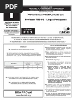 F11 T - Professor PNS-P2- Língua Portuguesa FUNCAB