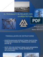 El Triángulo y Su Relación Con La Arquitectura