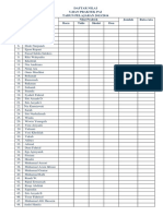 Daftar Nilai Pai