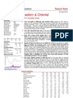 Eastern & Oriental: Result Note