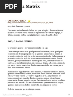 Saindo Da Matrix_ OSHO_ O EGO
