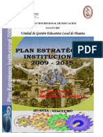 Plan Estrategico Institucional 2009 2015 Ugel Huanta