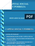 Capital Social y Pobreza - Bernardo Kliksberg