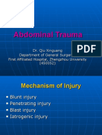 Abdominal Trauma Diagnosis and Management Guide