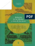 Molina de Cristobal - Relacion de Las Fabulas Y Ritos de Los Incas