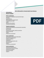 Plan de Estudios TSU TICSI