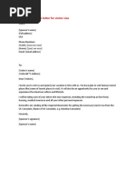 Visa Form Travel Visa Passport