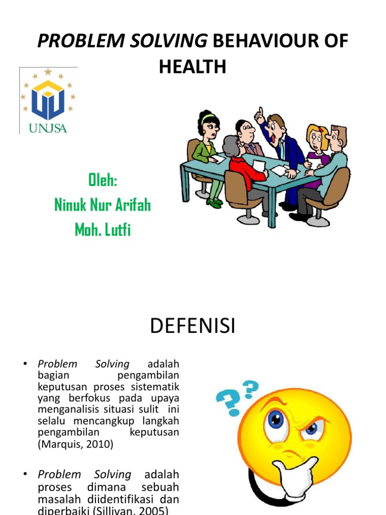 Problem Solving Behaviour of Health | PDF
