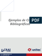 Ejemplos Cita Bibliograficas