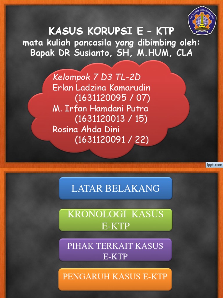 Kasus Korupsi E Ktp