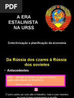 A Era Estalinista
