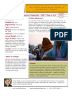 World of Good Development Organization - GSBI 2010 - Factsheet