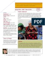 Tujijenge Afrika - GSBI 2010 - Factsheet