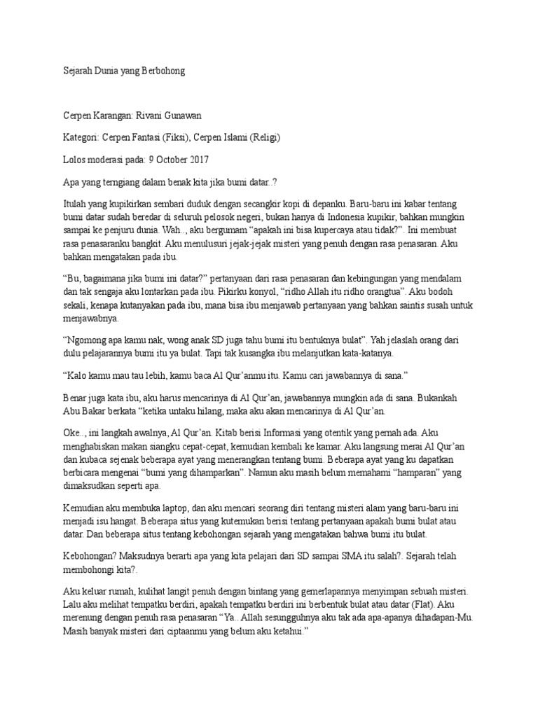 Kumpulan Cerita Lucu Cerpen Islami Anak Sd