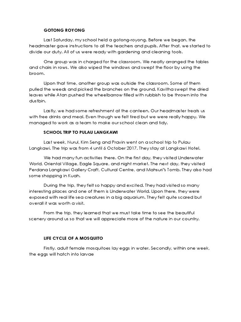 English Essay Paper 2 2012 First Term Exam Qamarina Recycling