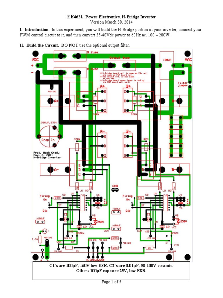 11 EE462L H Bridge Inverter | Power Inverter | Power Electronics