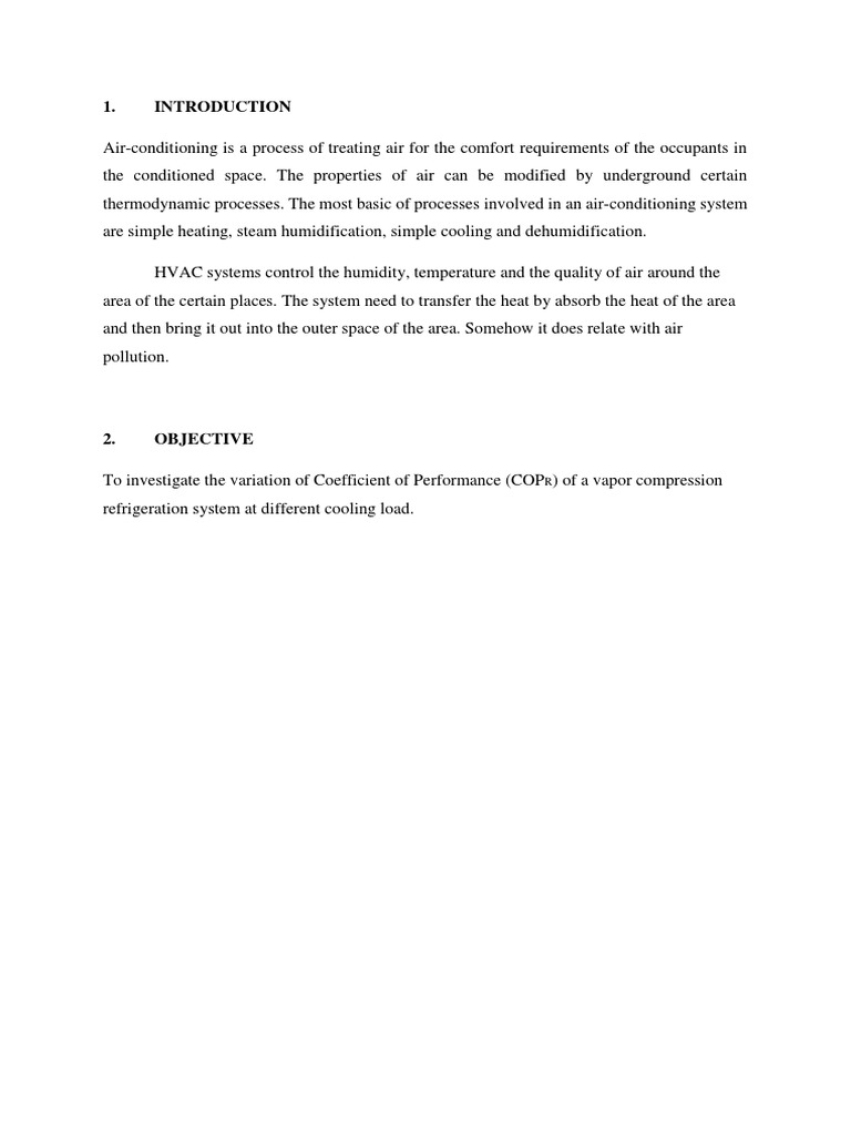 HVAC System Performance Analysis | PDF | Air Conditioning | Hvac