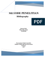 Metode Penelitian: Bibliography