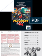 Manual Nintendo 64 Mario Kart 64 en