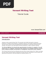 Tutorial Guide V Writing Test