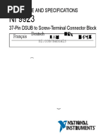 Ni 9923 Conector 37pin