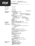 FaridMasood CV