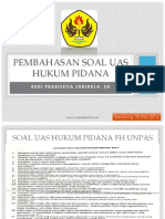 Pembahasansoalhukumpidanafhunpastahun2014 140608082712 Phpapp02 PDF