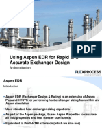 Flex Process Aspen EDR For Exchanger Design