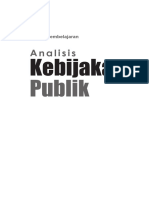 Analisis Kebijakan Publik PDF