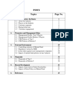 Index Sr. No. Topics Page No.: 1. Industry Analysis-The Basics 1