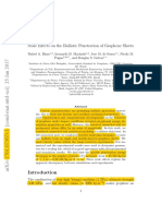 Scale Effects On The Ballistic Penetration of Graphene Sheets