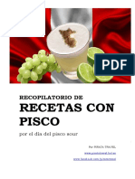 Recetas Con Pisco Sour