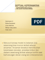 Model Konseptual Keperawatan Jiwa Model Interpersonal 2