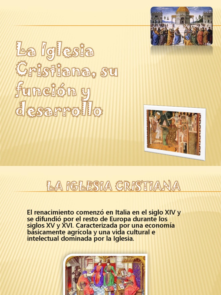 Función y desarrollo de la Iglesia Cristiana | PDF | Papa | Iglesia ...