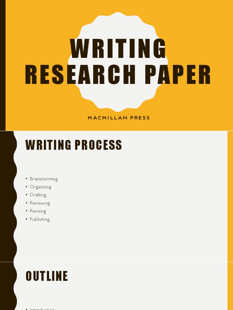 writing research paper macmillan pdf