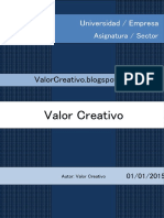 Ejemplo 02 - 2007, 2010 y 2013 - Valor Creativo