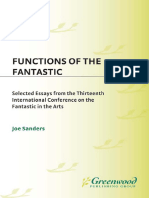 Sanders, J.L. - Functions of The Fantastic. Selected Essays From The 13th International Conference On The Fantastic in The Arts PDF