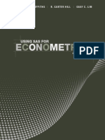 Using SAS For Econometrics, 4th Edition - Griffiths, William E - PDF